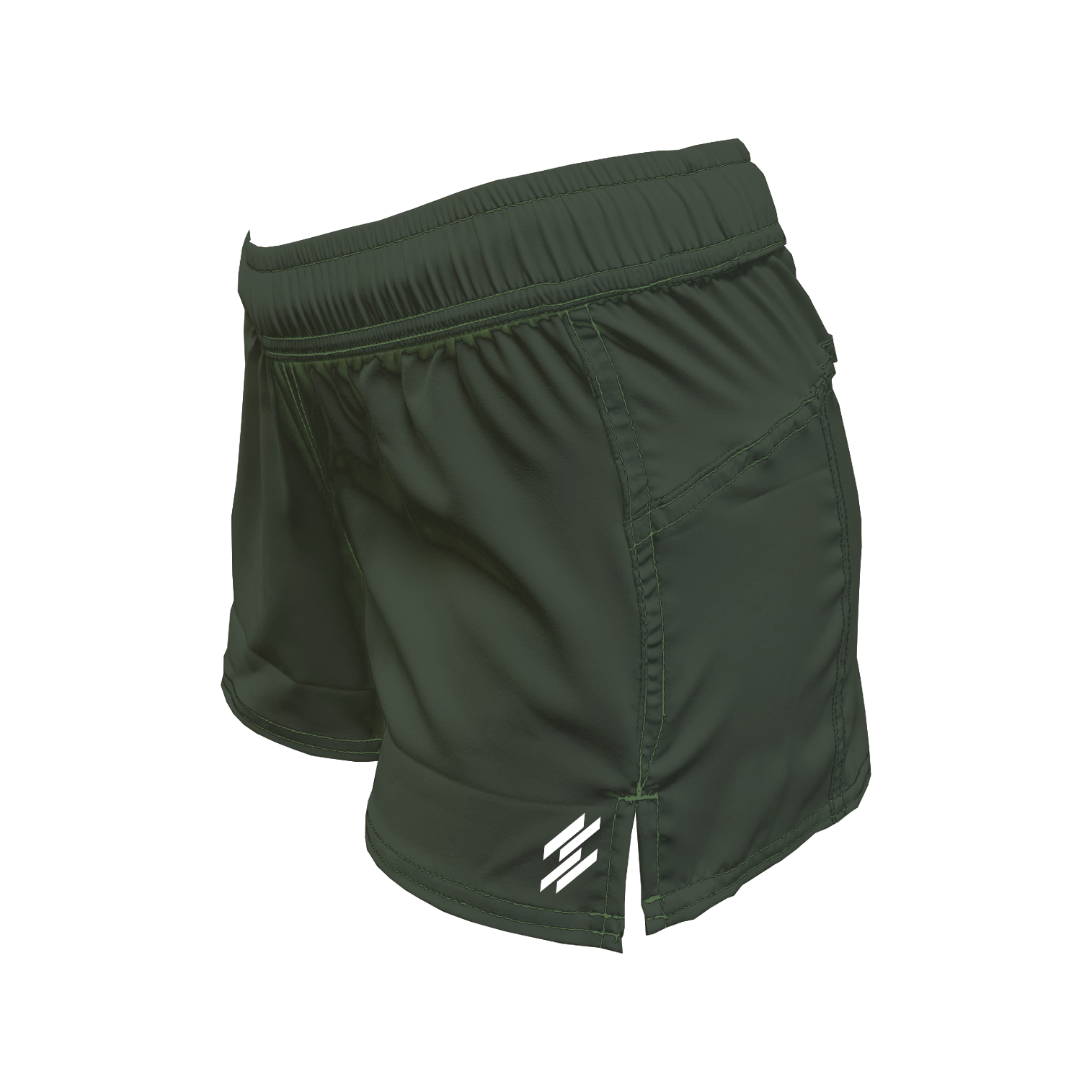 Women's Active Shorts - Olive