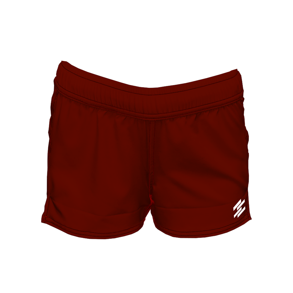 Women's Active Shorts - Scarlet
