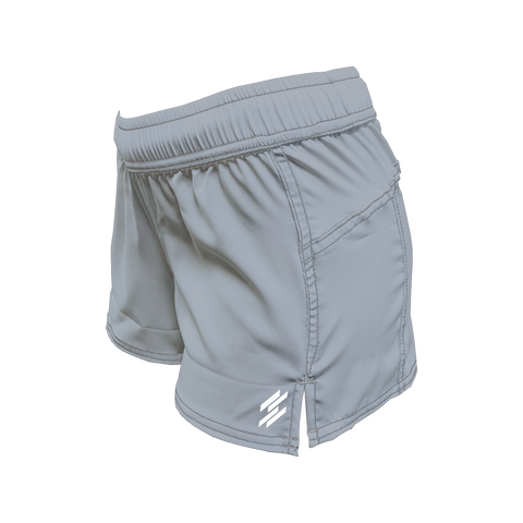 Women's Active Shorts - Silver