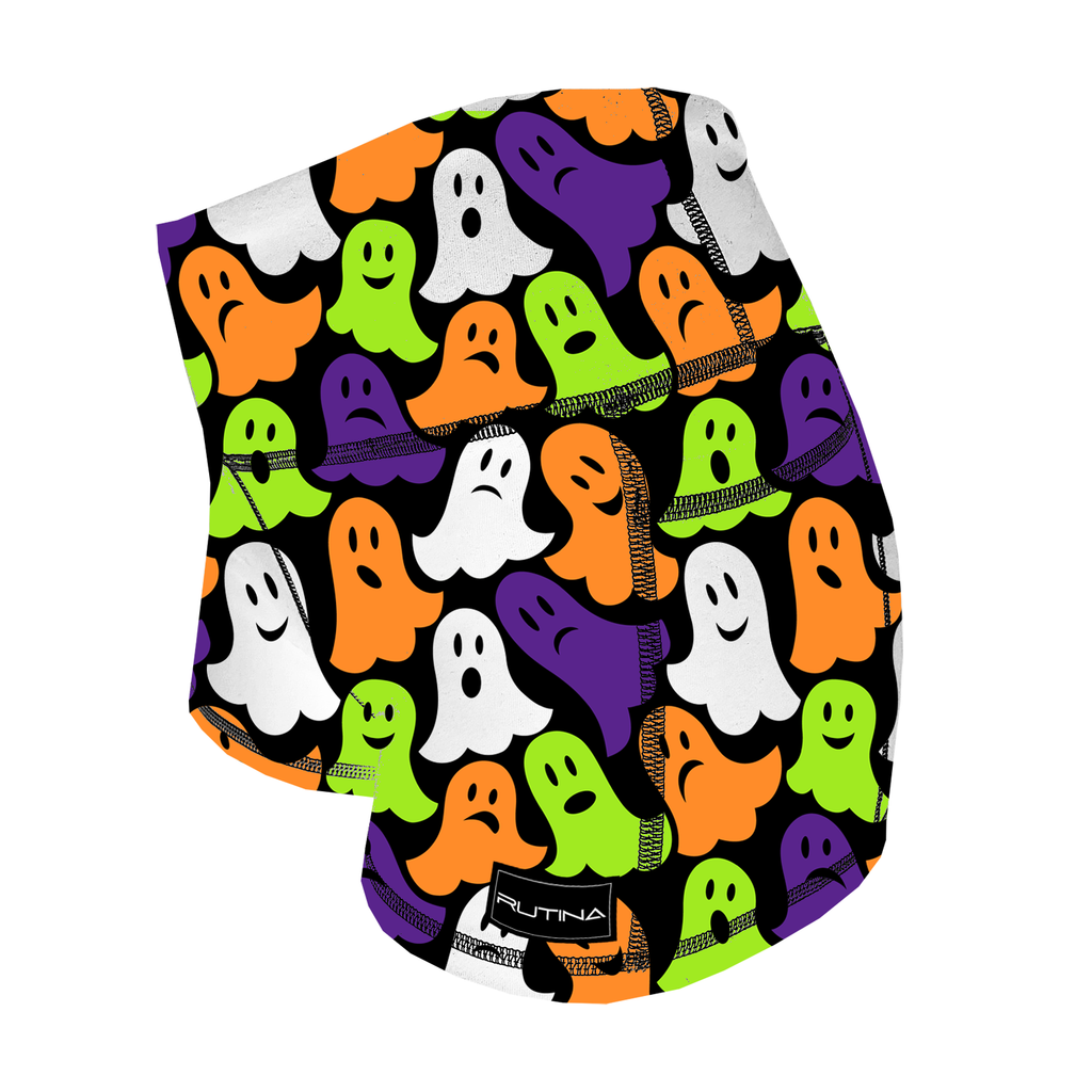 Performance Booty Shorts - Spooky Ghosts