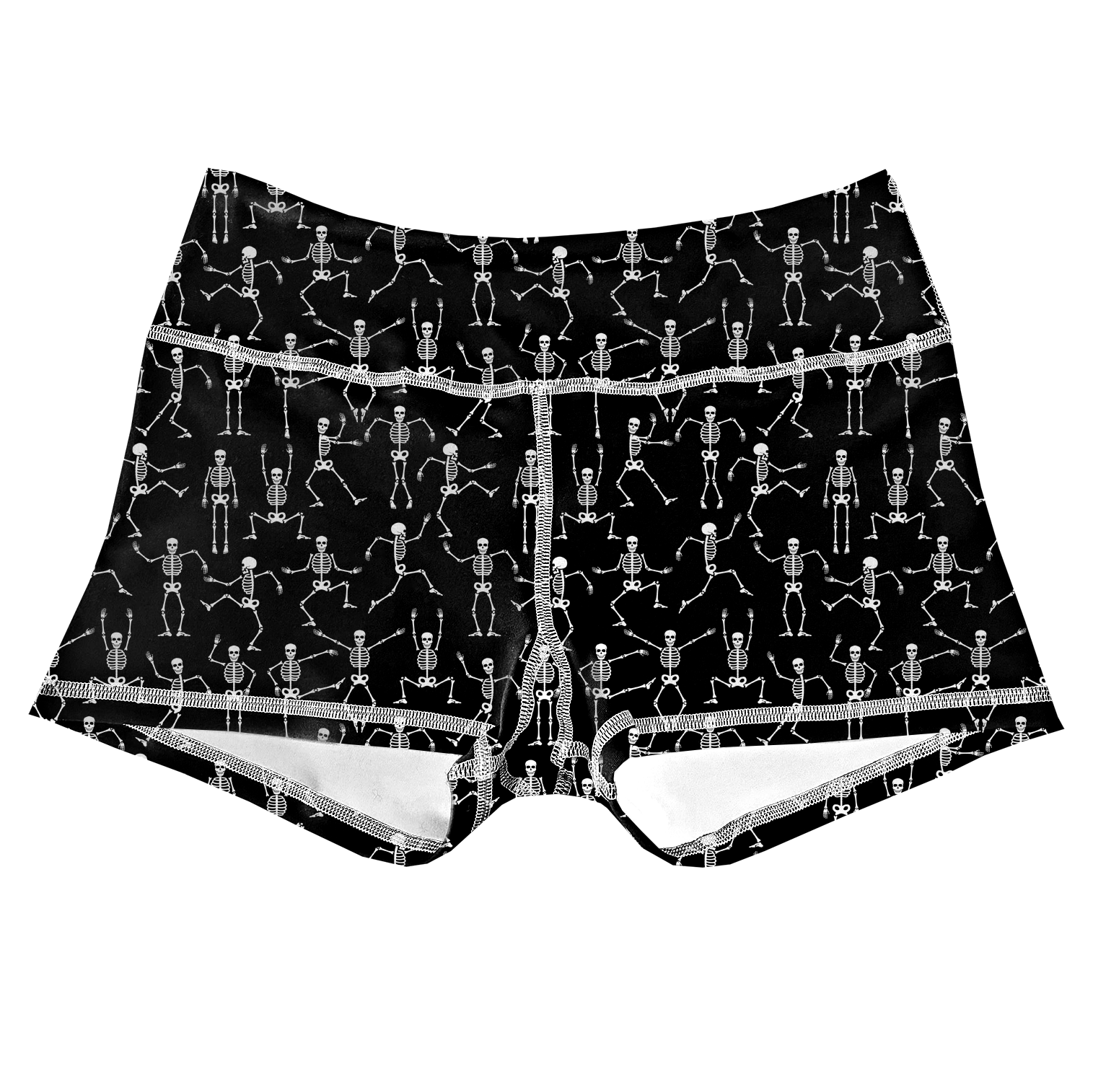 Performance Booty Shorts - Spooky Skeletons Secondary image