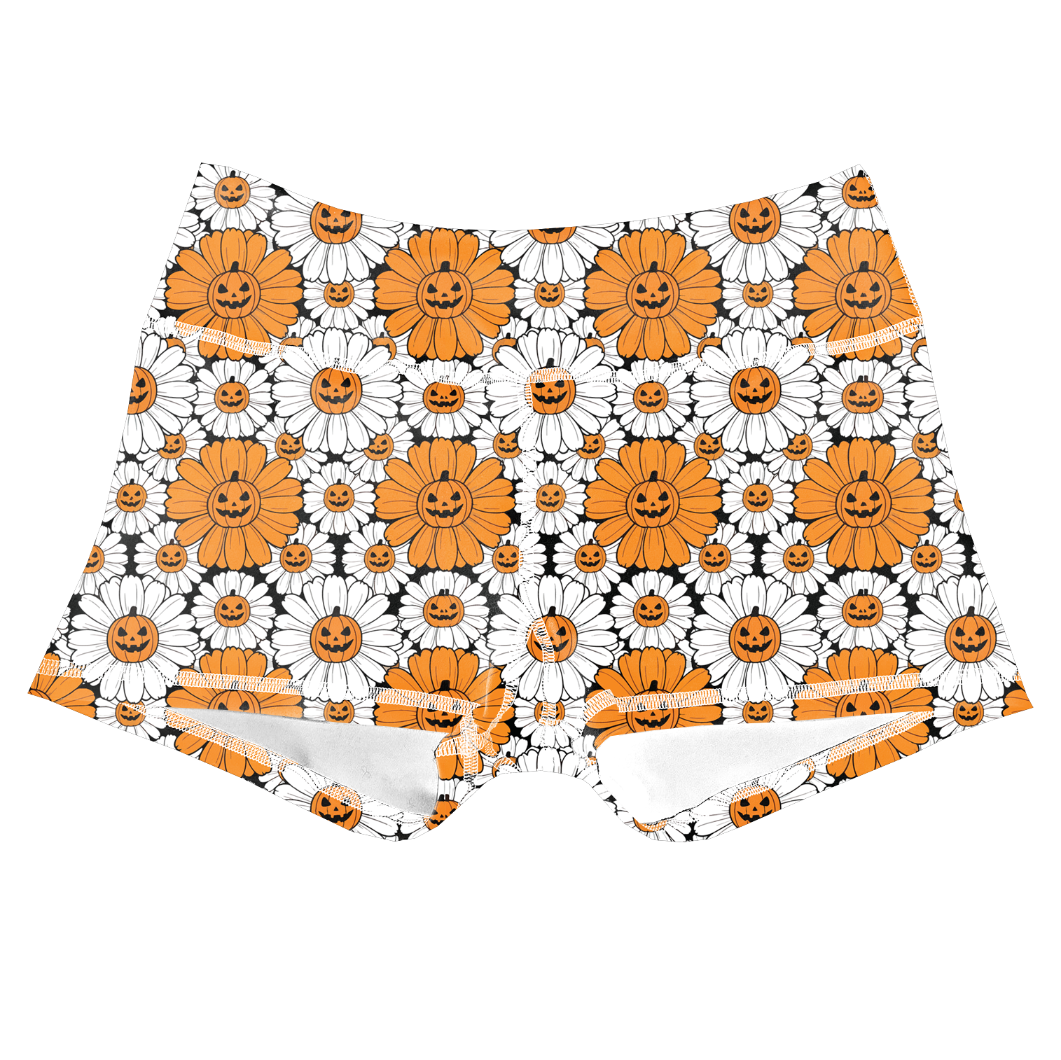 Performance Booty Shorts - Spooky Daisy