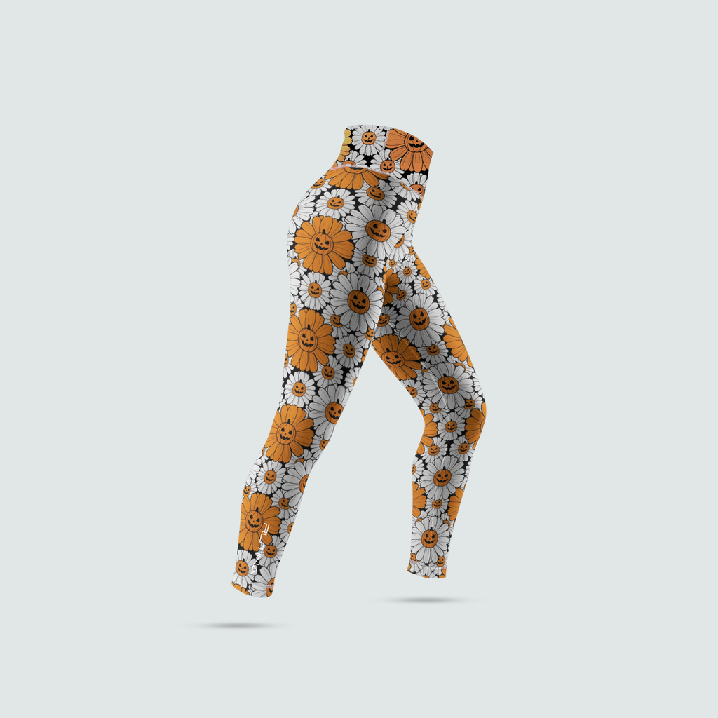 Women's Leggings - Spooky Daisy