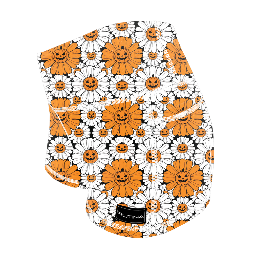 Performance Booty Shorts - Spooky Daisy