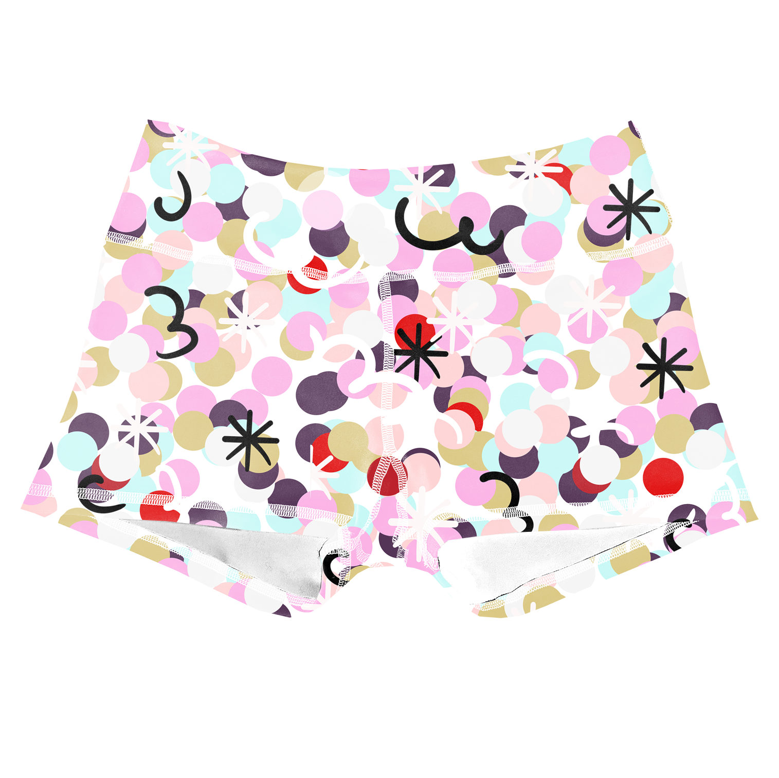 Performance Booty Shorts - Sprinkle Burst Secondary image