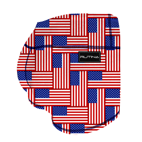 Performance Booty Shorts  - Staggering Flags