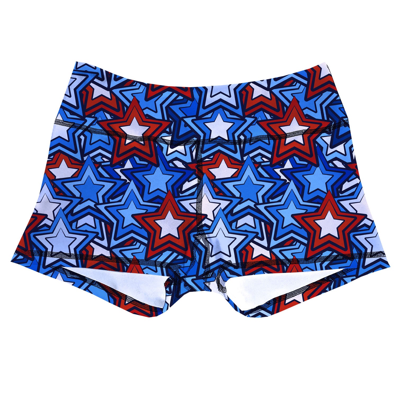 Performance Booty Shorts - Star Spangled Secondary image