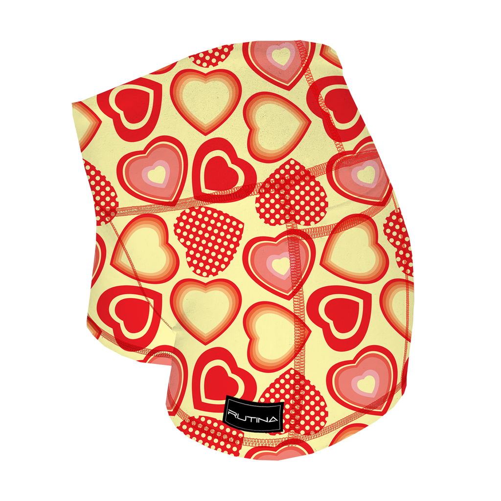 Performance Booty Shorts - Strawberry & Cream