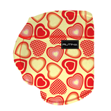 Performance Booty Shorts - Strawberry & Cream