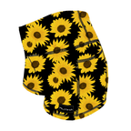 Performance Booty Shorts  - Sunflowers