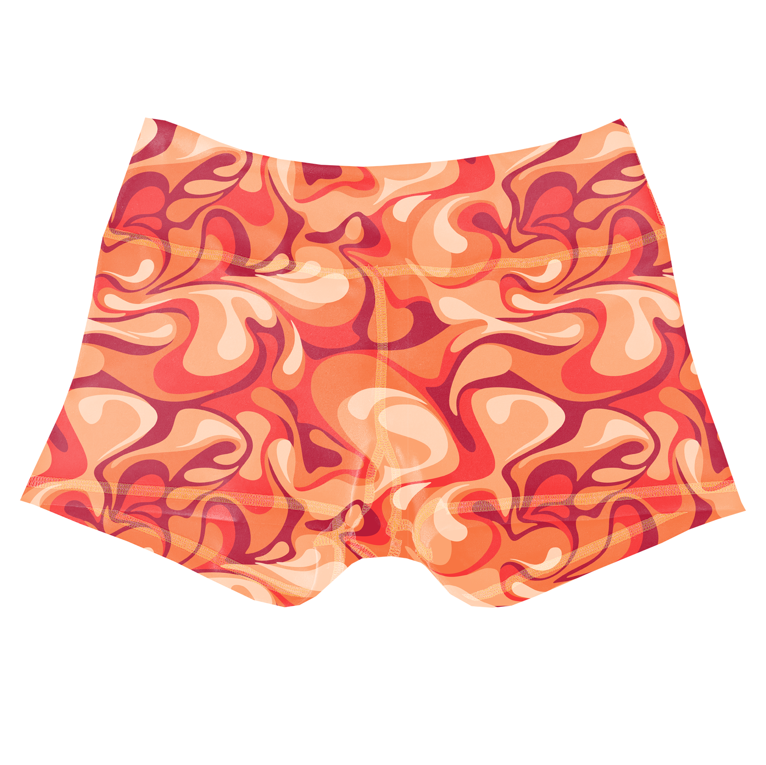Performance Booty Shorts  - Sunset Swirl