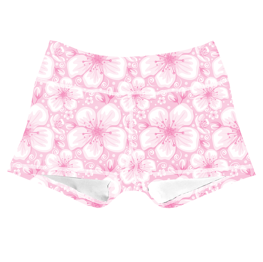 Performance Booty Shorts - Sweet Petals