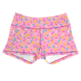 Performance Booty Shorts  - Sweet Sprinkles