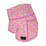 Performance Booty Shorts  - Sweet Sprinkles