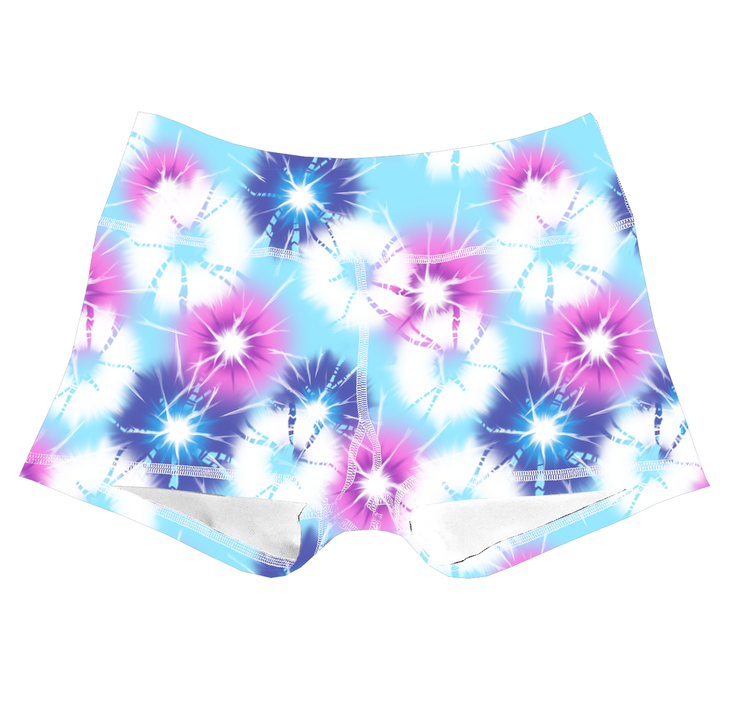 Performance Booty Shorts - Tie Dye