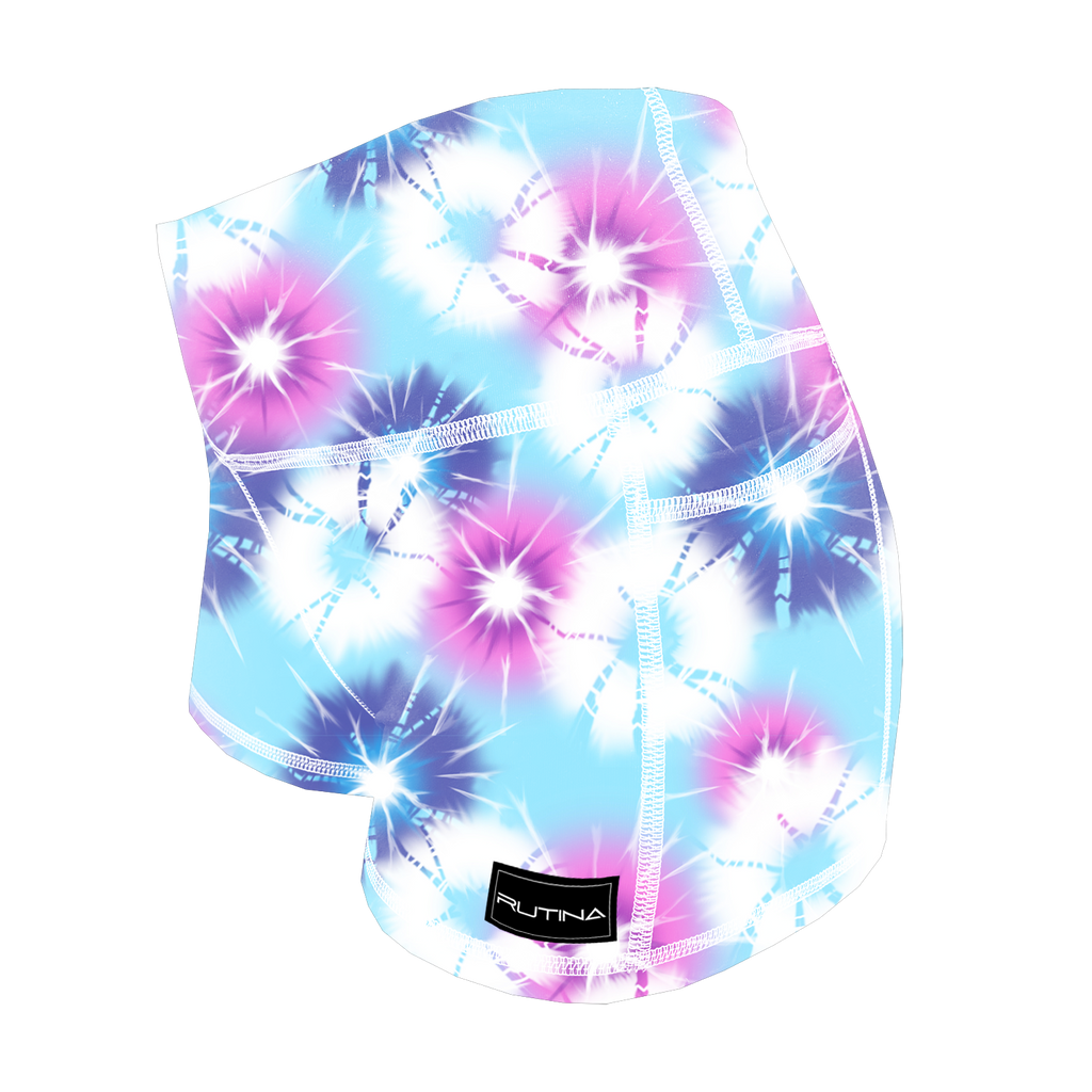 Performance Booty Shorts - Tie Dye