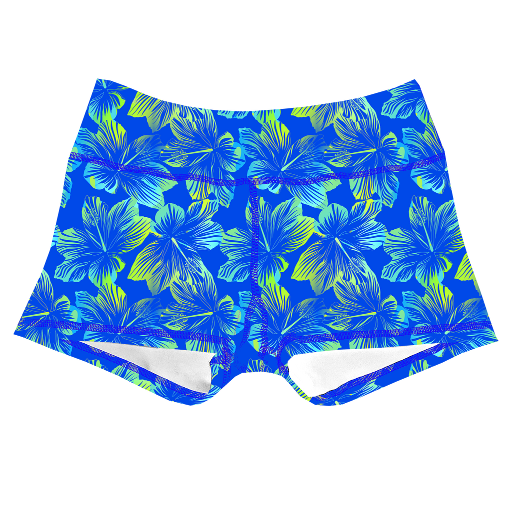 Performance Booty Shorts - Tropical Vacation