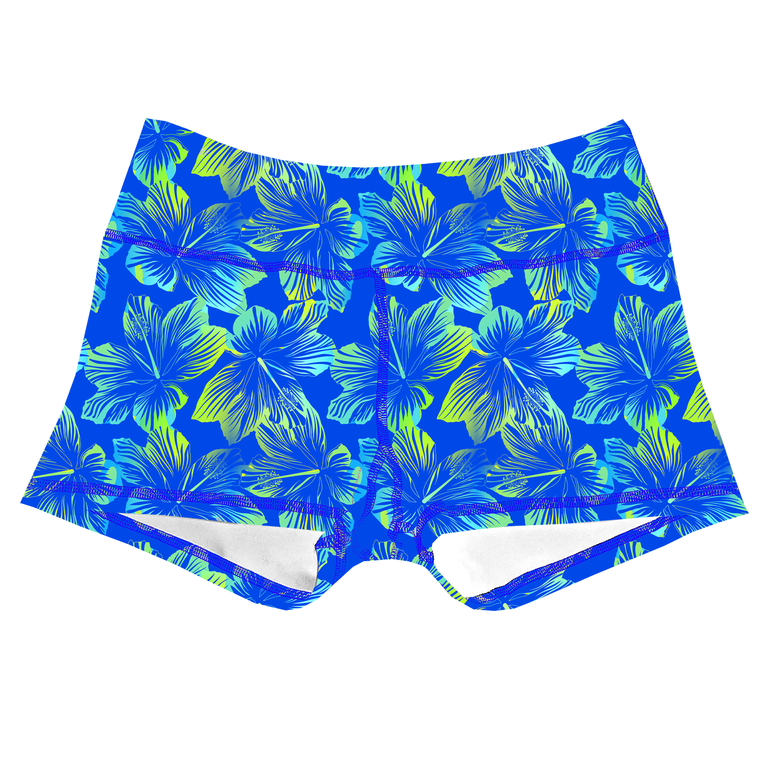 Performance Booty Shorts - Tropical Vacation