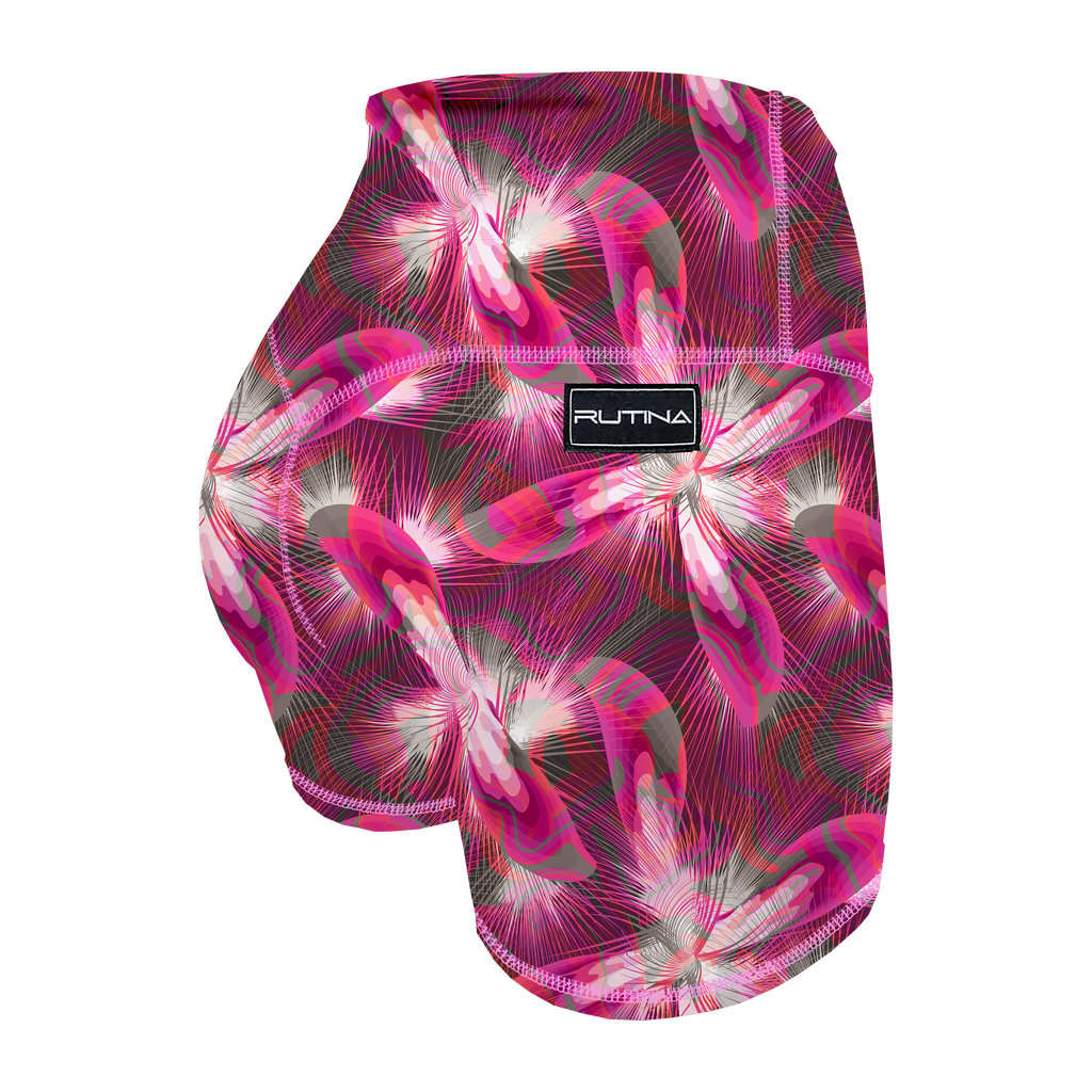 HR Performance Booty Shorts - Tropic Disco