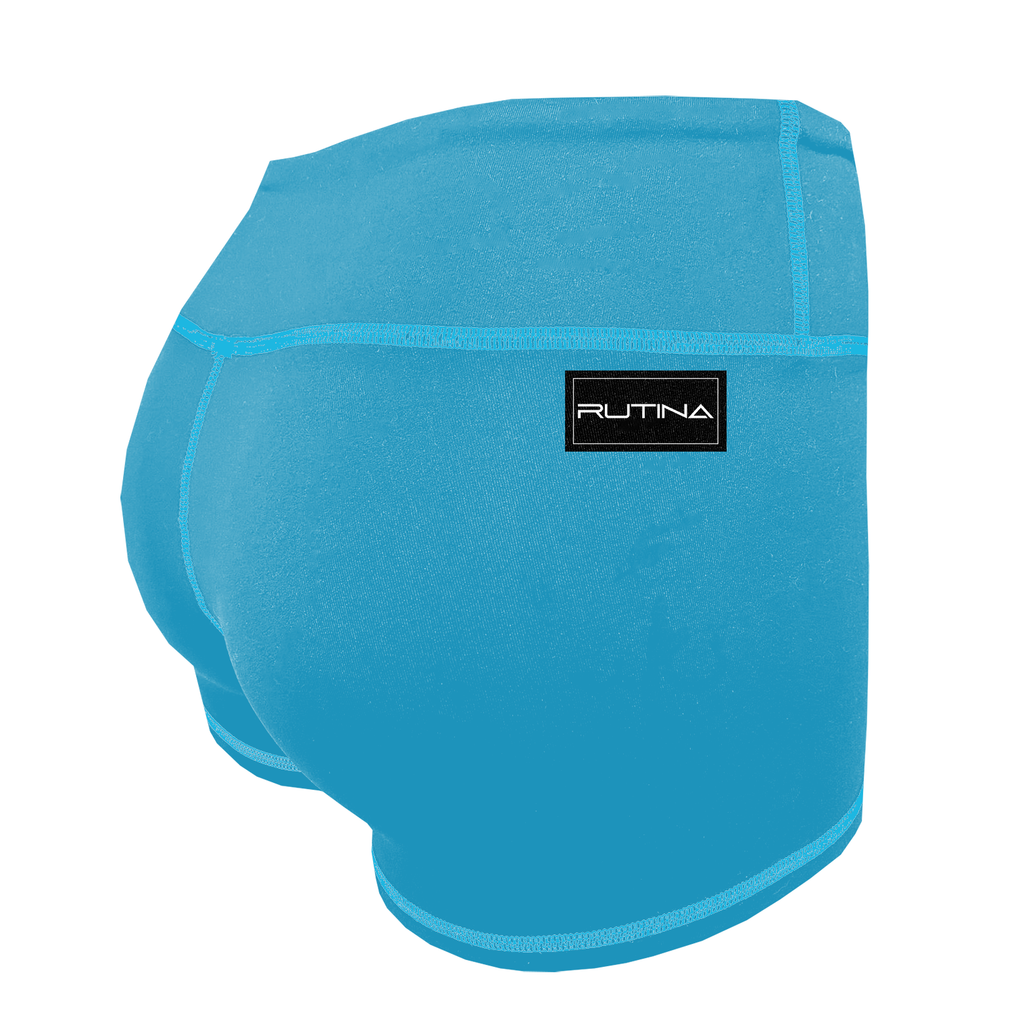 Performance Booty Shorts - Turquoise