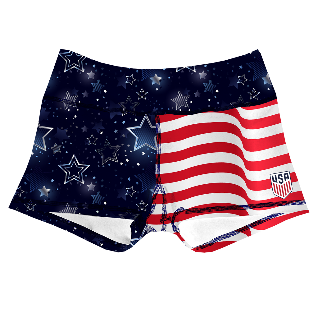 LIMITED EDITION Performance Booty Shorts - USA Soccer