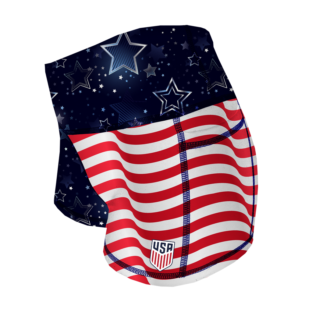 LIMITED EDITION Performance Booty Shorts - USA Soccer