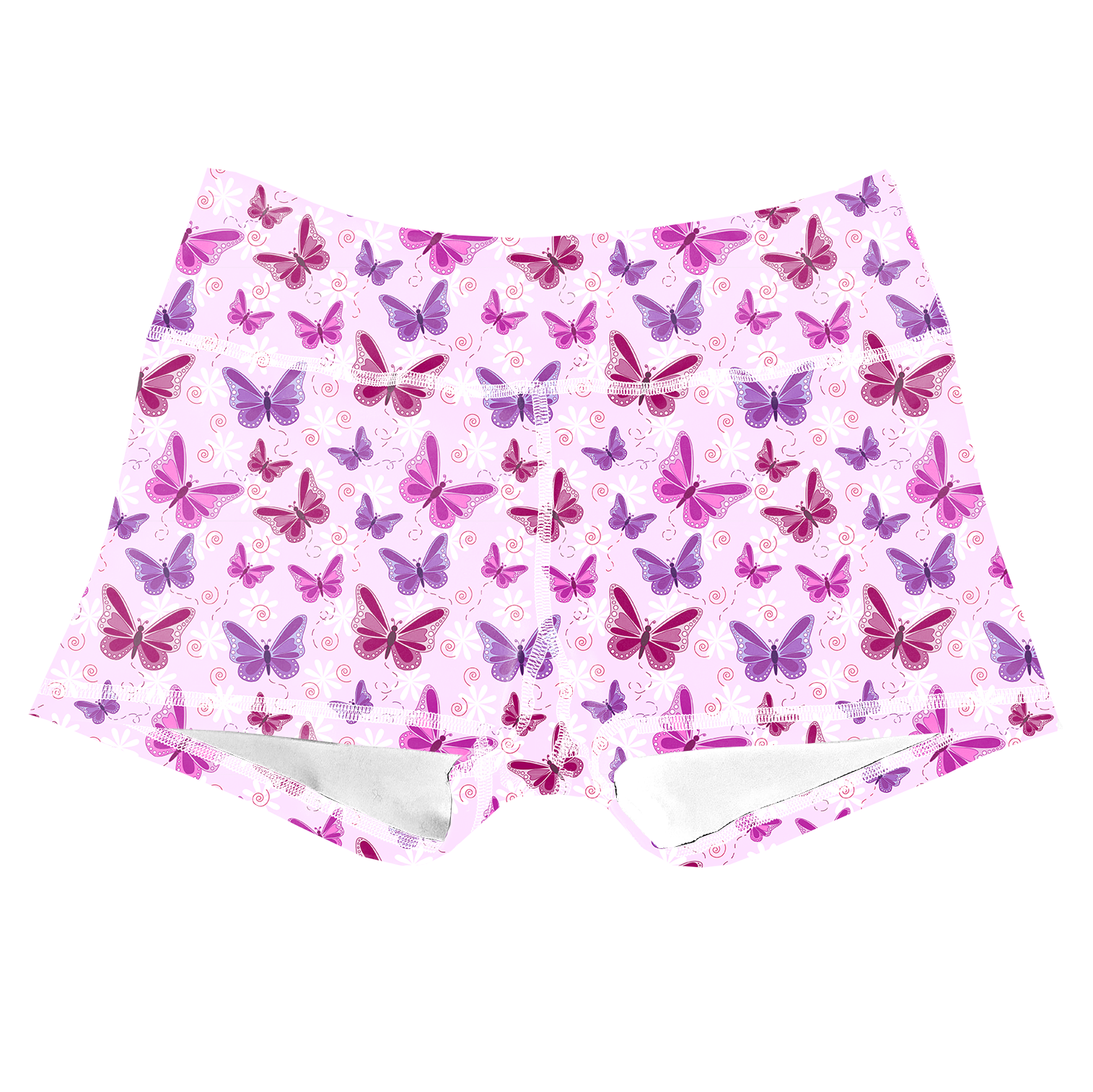 Performance Booty Shorts - Whimsy Wings Secondary image