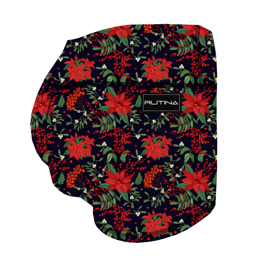 Performance Booty Shorts - Winter's Bloom