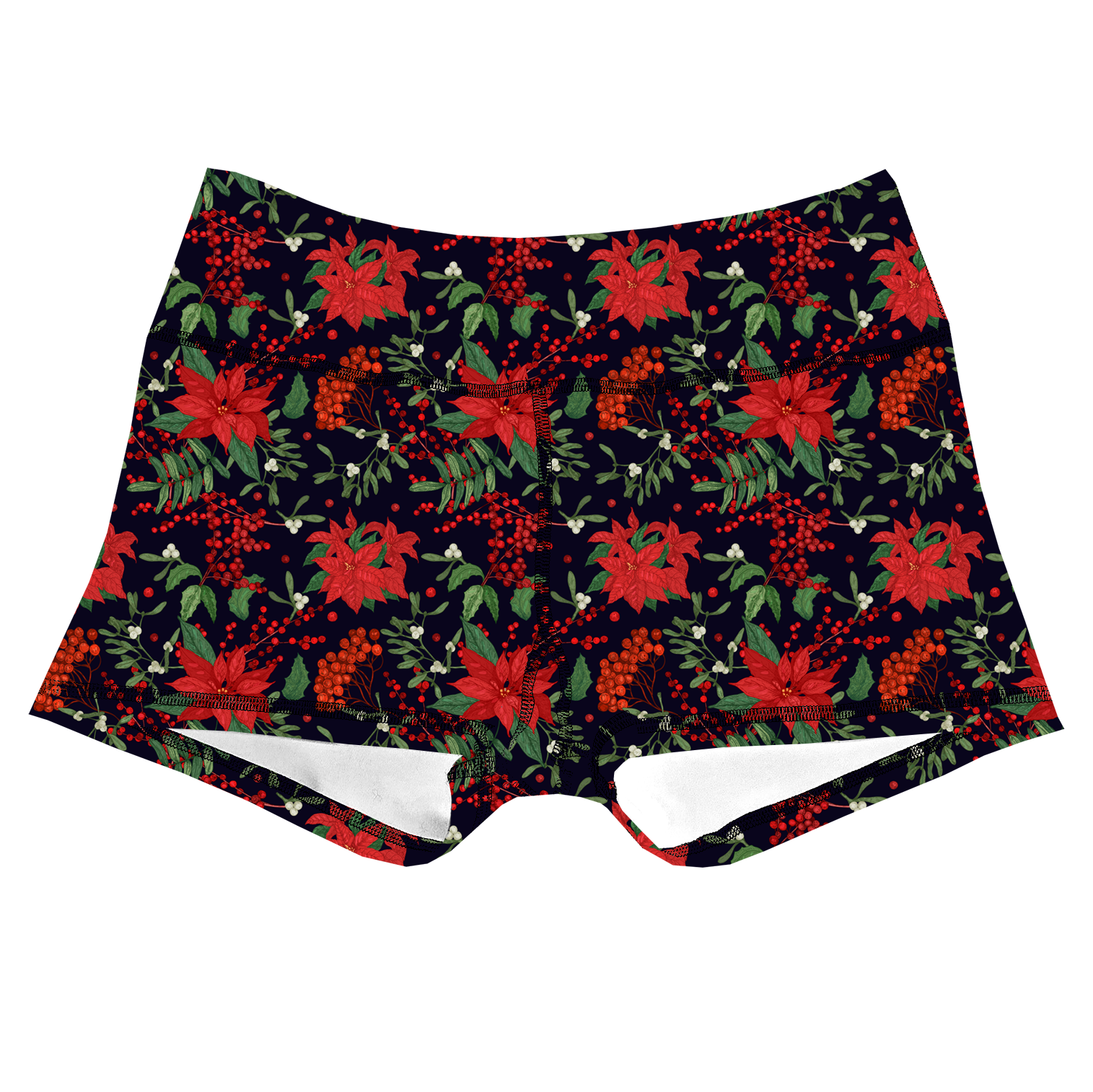 Performance Booty Shorts - Winter's Bloom