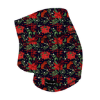 Performance Booty Shorts - Winter's Bloom