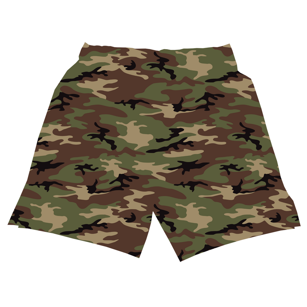 Men's Training Shorts - Green Camo