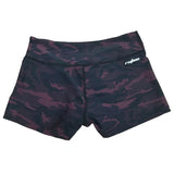 Performance Booty Shorts - Plum Camo