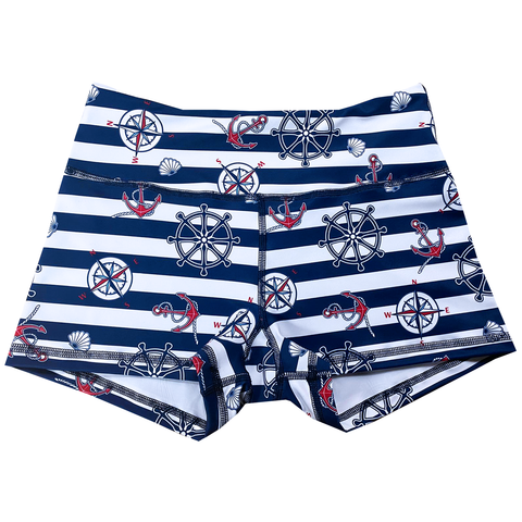 Performance Booty Shorts - Anchor