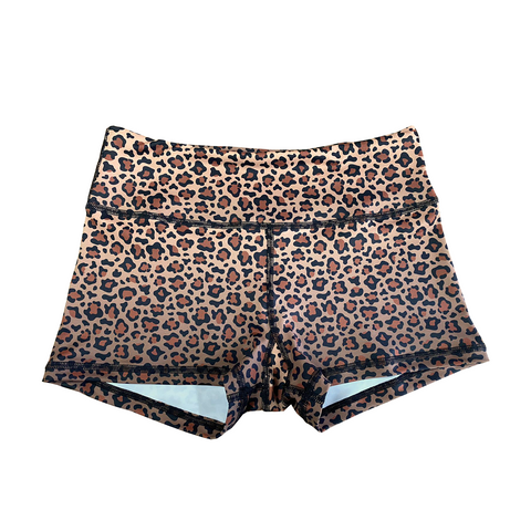 Performance Booty Shorts - Leopard