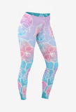 Women's Leggings - Pink and Blue Skulls