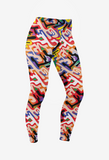 Women's Leggings - Squiggles