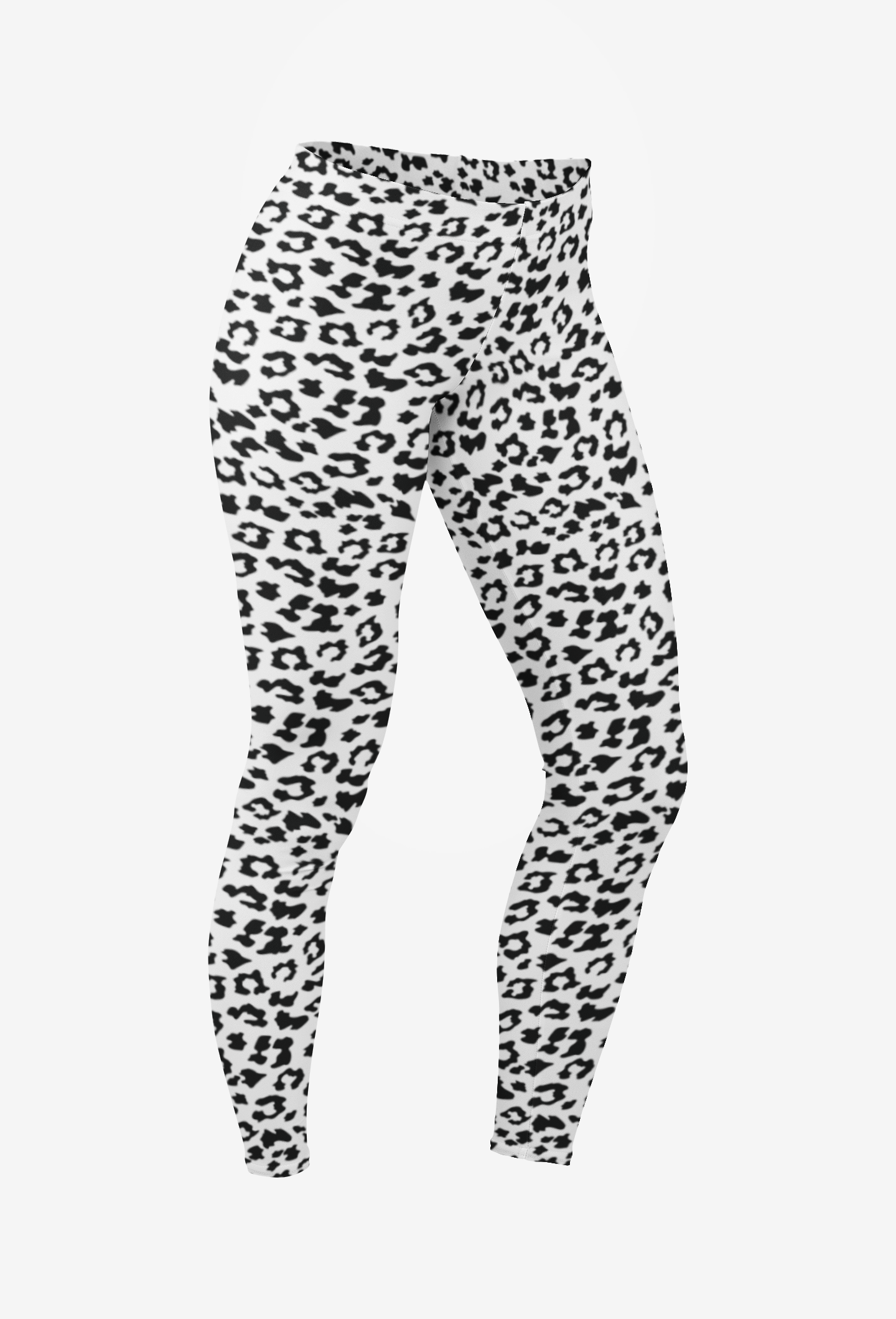 Women's Leggings - B/W Leopard Main image