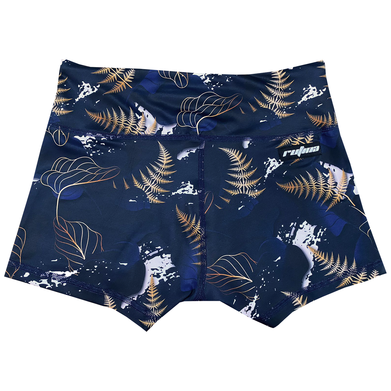 Performance Booty Shorts - Gold Leaves Secondary image