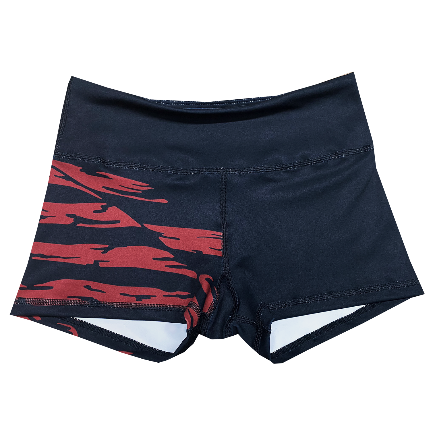 Performance Booty Shorts  - Grunge American Flag Main image
