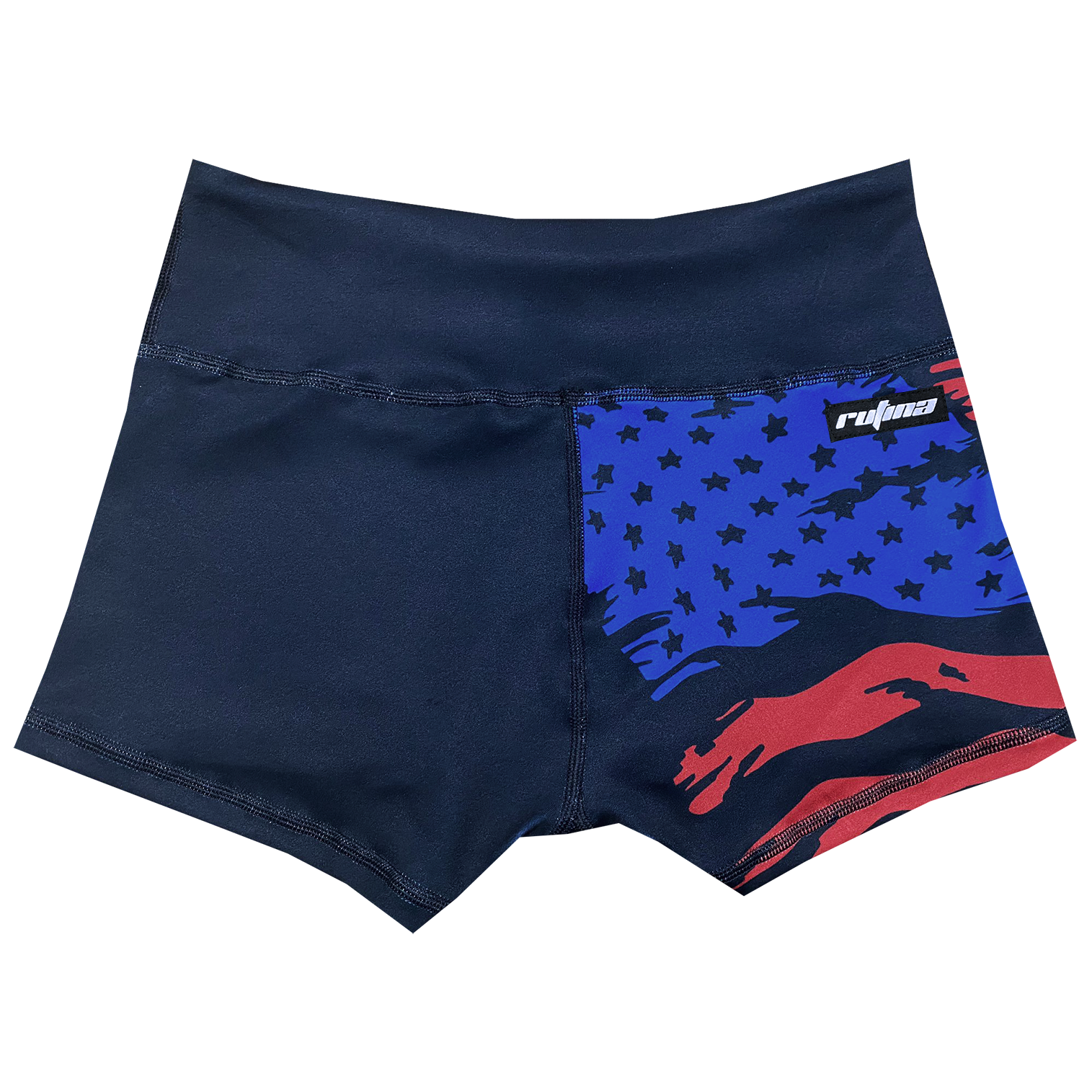 Performance Booty Shorts  - Grunge American Flag Secondary image