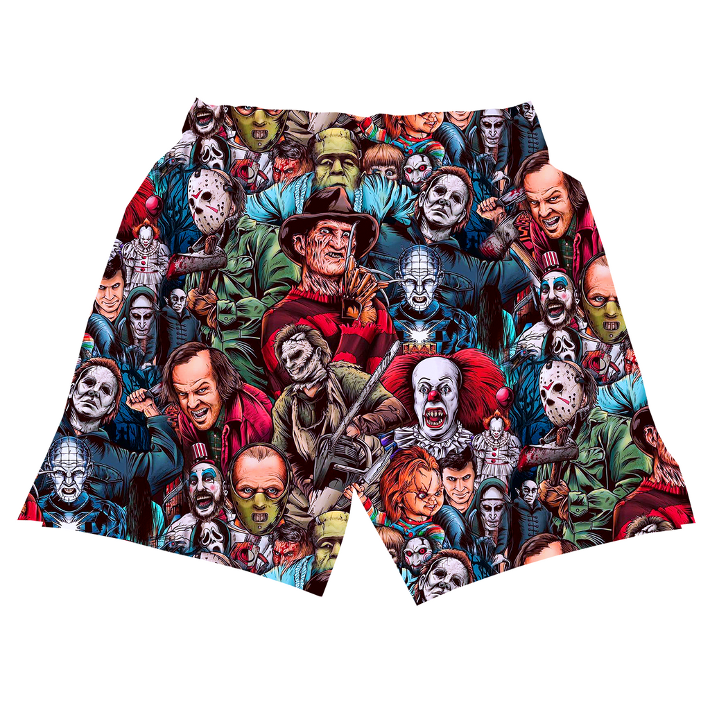 Men's Training Shorts - Horror Movies