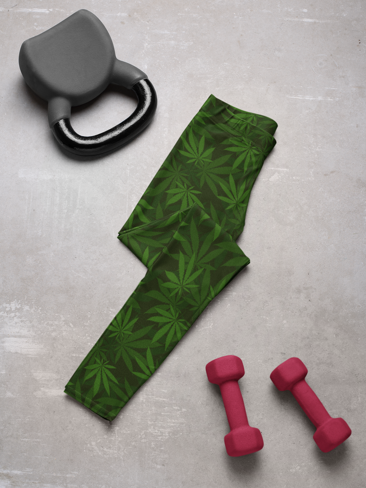 Women's Leggings - Cannabis Secondary image