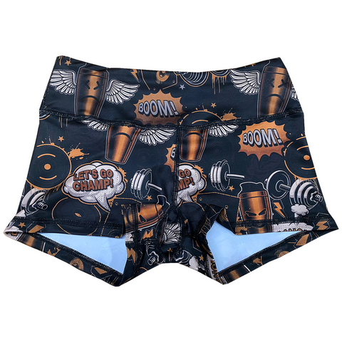 Performance Booty Shorts - Let's Go Champ