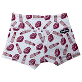 Performance Booty Shorts - Lipstick