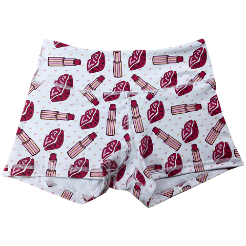 Performance Booty Shorts - Lipstick