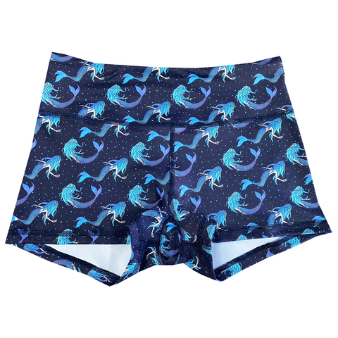 Performance Booty Shorts - Mermaids