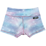 Performance Booty Shorts - Pastel Galaxy