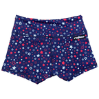 Performance Booty Shorts  - Patriotic Sky