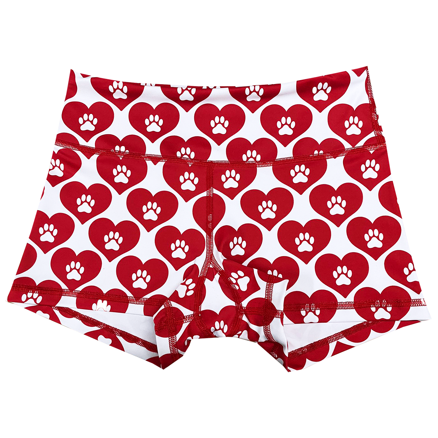 Performance Booty Shorts  - Paw Hearts Main image