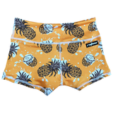 Performance Booty Shorts - Pineapples